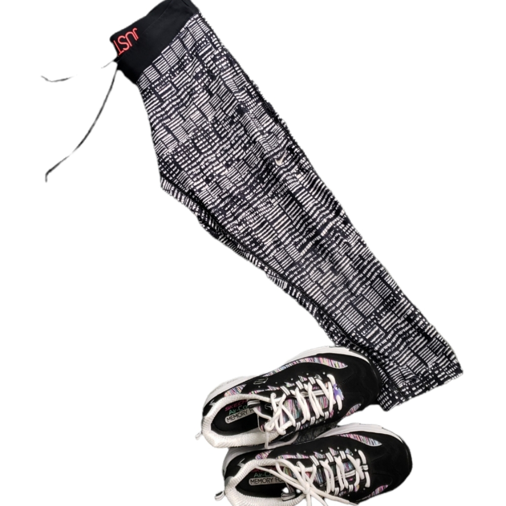 Nike Dri Fit Just Do It Pocket cropped Adjustable waist athletic leggings